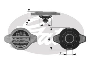 ZÁCPA  CHLADIČŮ RC134 GATES ACURA CITROEN DODGE