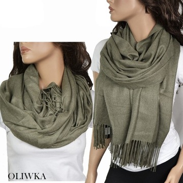 ELEGANCKI SZAL Pashmina Szalik Paszmina JAKOŚĆ