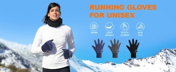 Зимние перчатки SIMIYA для мужчин и женщин, трикотажные перчатки с сенсорным экраном, противоскользящие