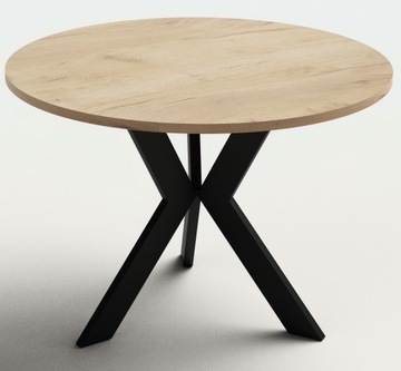 ŁAWA OKRĄGŁA STOLIK KAWOWY Ø 75 LOFT METAL KOLORY