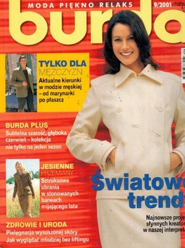 Burda 9 / 2001 wykroje