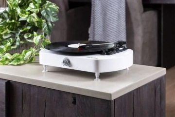 Грамофон Fenton RP125 с белым рояльным лаком
