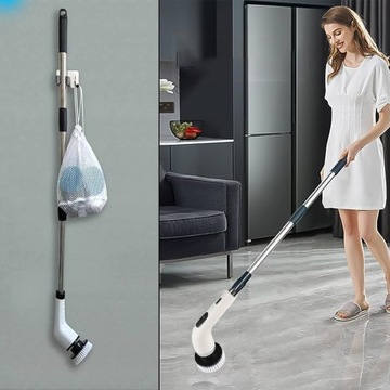9W1 MOP OBROTOWY ELEKTRYCZNA SZCZOTKA DO CZYSZCZENIA 2000mAh 400 rpm