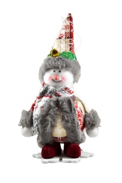 BAŁWAN BAŁWANEK OZDOBA DEKORACJA ŚWIĄTECZNA FIGURKA NA CHOINKE POSTAWIENIA