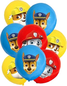BALONY PSI PATROL MIX ZESTAW BALONÓW URODZINOWYCH
