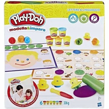 PLAY-DOH CIASTOLINA STEMPELKI LITERKI HASBRO B3407