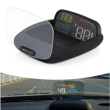 WYŚWIETLACZ PROJEKTOR LED LCD HUD OBD2 GPS C800