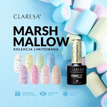 Гибридный лак CLARESA MARSHMALLOW, выбор пастели