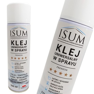 ISUM Klej do Folii Paroizolacyjnej i INNE w SPRAYu