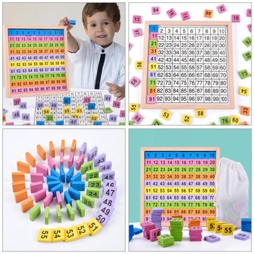 СТО МАТЕМАТИЧНЫХ ИГРУШЕК Интеллектуальная математическая доска ДЕРЕВЯННАЯ МАТЕМАТИЧЕСКАЯ ИГРУШКА