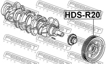 KOLO ŘEMENICE HDS-R20 FEBEST HONDA ACCORD