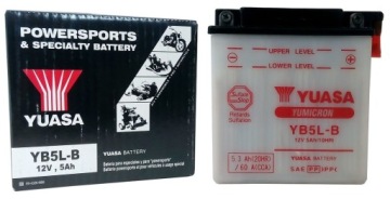 Обычная кислотная батарея YUASA - YB5L-B YB5L-B-ACID