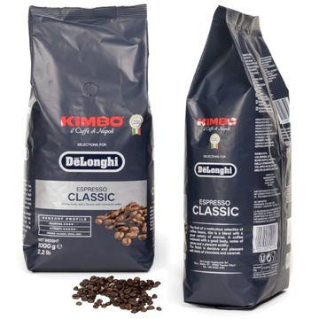 Кофе Kimbo Delonghi Espresso Classic в зернах 1кг.