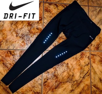 NIKE DRI FIT komplet dres ORYGINAŁ legginsy i bluzka r S 36 NOWOŚĆ