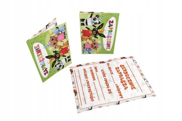 ПРИГЛАШЕНИЕ НА ДЕНЬ РОЖДЕНИЯ BING ПРИГЛАШЕНИЯ + КОНВЕРТ