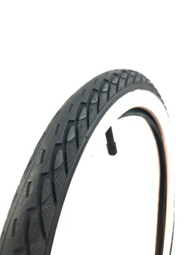 opona z dętką 14cali (14x1 3/8x1 5/8) 44-288 biały bok