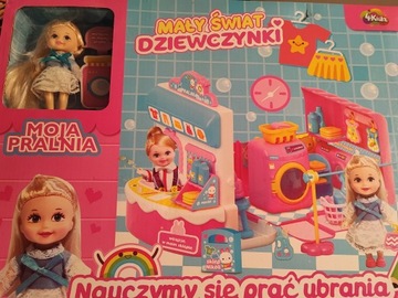 Mebelki zestaw pralnia 48 el 4KIDZ 3 + wyprzedaż