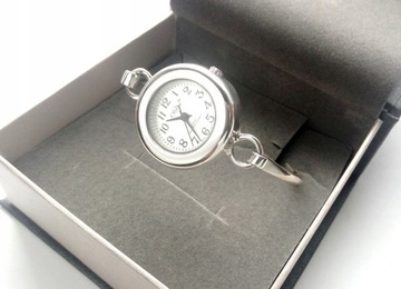 ZE SREBRA ELEGANCKI MARKOWY ZEGAREK OSIN ETUI WAWA