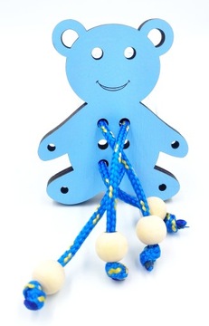 Miś Misio do tablicy manipulacyjnej sensorycznej