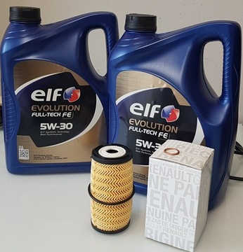 OE + фильтр Elf Full-Tech FE 5W30 10L Master 2.3