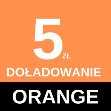 Пополнение счета Orange 5 PLN (предоплата)