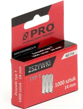 Sztyfty gwoździe do zszywacza ZSZYWKI T 14mm