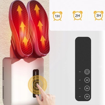 ЭЛЕКТРИЧЕСКАЯ НАСТЕННАЯ СУШИЛКА ДЛЯ ОБУВИ И ПЕРЧАТОК С ИНТЕЛЛЕКТУАЛЬНЫМ ТАЙМЕРОМ