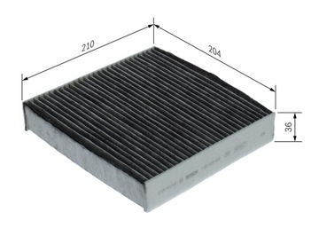 BOSCH 1 987 435 626 FILTR VENTILACE PROSTORU SPOLUJEZDCE