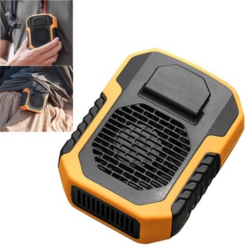 Wentylator mini NCRealher Ręczny wentylator żółty/złoty