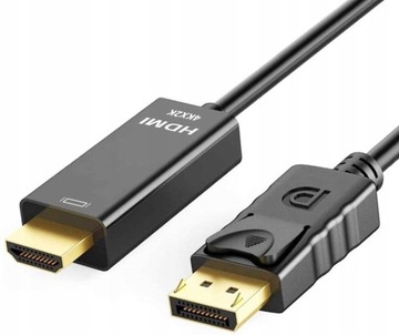 Kabel DisplayPort do HDMI DP 1,8 m 4K x 2K Przewód Adapter