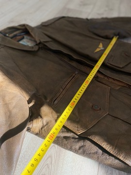 Wrangler skórzana męska kurtka vintage XL
