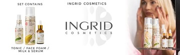 НАБОР INGRID COSMETICS ТОНИК, ОЧИЩАЮЩАЯ ПЕНКА, СЫВОРОТКА РОМАШКА