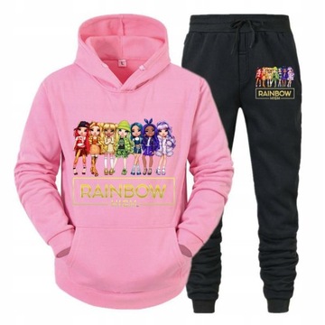 DRES RAINBOW HIGH BLUZA SPODNIE ROZMIARY