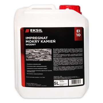 Impregnat wodny efekt Mokry Kamień EKSIL EI-10 5L