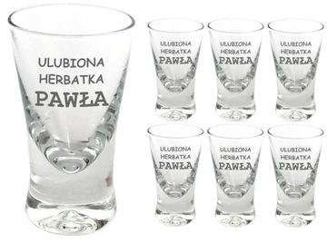 Kieliszki 6szt z grawerem PREZENT DZIEŃ OJACA TATY
