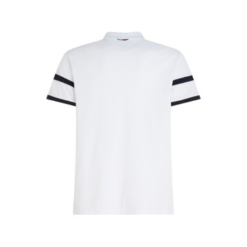 TOMMY HILFIGER MĘSKA KOSZULKA POLO BIAŁA r.XL