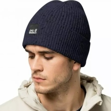 CZAPKA WEŁNIANA JACK WOLFSKIN DZIANINOWA CIEPŁA L