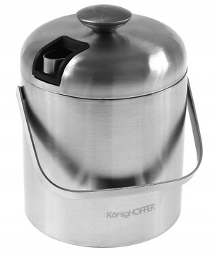 KonigHOFFER Ведро для льда Lugo серебро 1,3 л