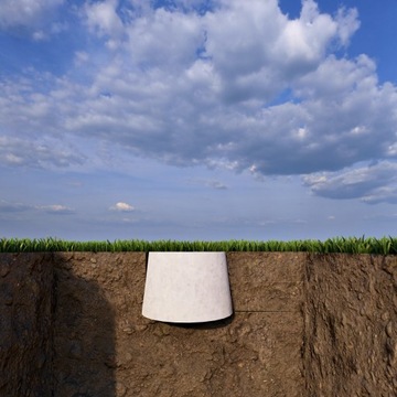 PODSTAWA STOPA FUNDAMENT POD LAMPĘ OGRODOWĄ STOŻEK D=32,6