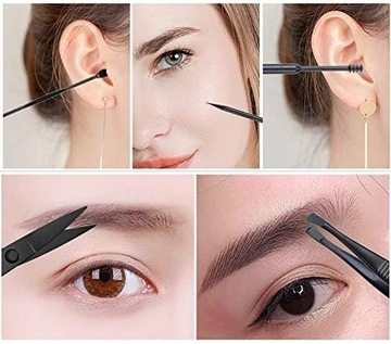 Набор маникюрных кусачек Ножницы для ногтей 16 шт. Футляр для ухода за ногтями