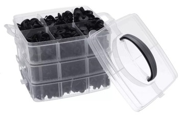 НАБОР АВТОМОБИЛЬНЫХ ЗАЖИМОВ 625 шт. + СЪЕМНИК