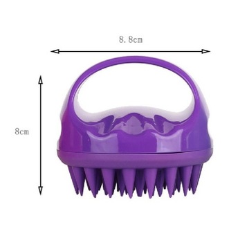 Ecarla Силиконовый массажер для кожи головы Фиолетовый