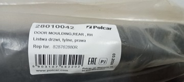 IT-572 DACIA DOKKER LODGY LIŠTA DVEŘE LEVÝ ZADNÍ 28010042 POLCAR