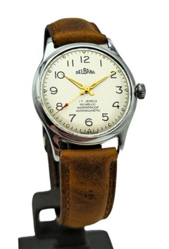 Zegarek DELBANA z lat 50-tych STAN BDB W7