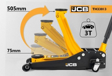 ŻABA ГИДРАВЛИЧЕСКИЙ НИЗКОПРОФИЛЬНЫЙ АВТОПОДЪЕМНИК 3 ТОННЫ JCB