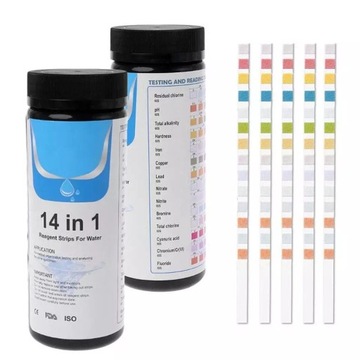 100 szt. 14-w-1 zestaw do badania wody pitnej Test