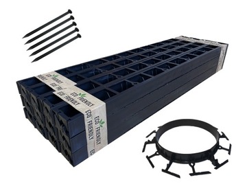 OBRZEŻE TRAWNIKOWE EKO 78mm PALISADA BORDER 24+100