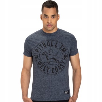 PIT BULL KOSZULKA CUSTOM FIT CIRCLE DOG SLIM S