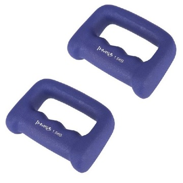HANTLE kastety 2x1,5kg Z UCHWTEM neoprenowe HMS