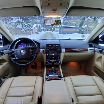 Volkswagen Touareg I 3.0 TDI 225KM 2007 Volkswagen Touareg Volkswagen Touareg 3.0TDI V6 4x4 Jasne Skory Super Kond, zdjęcie 13